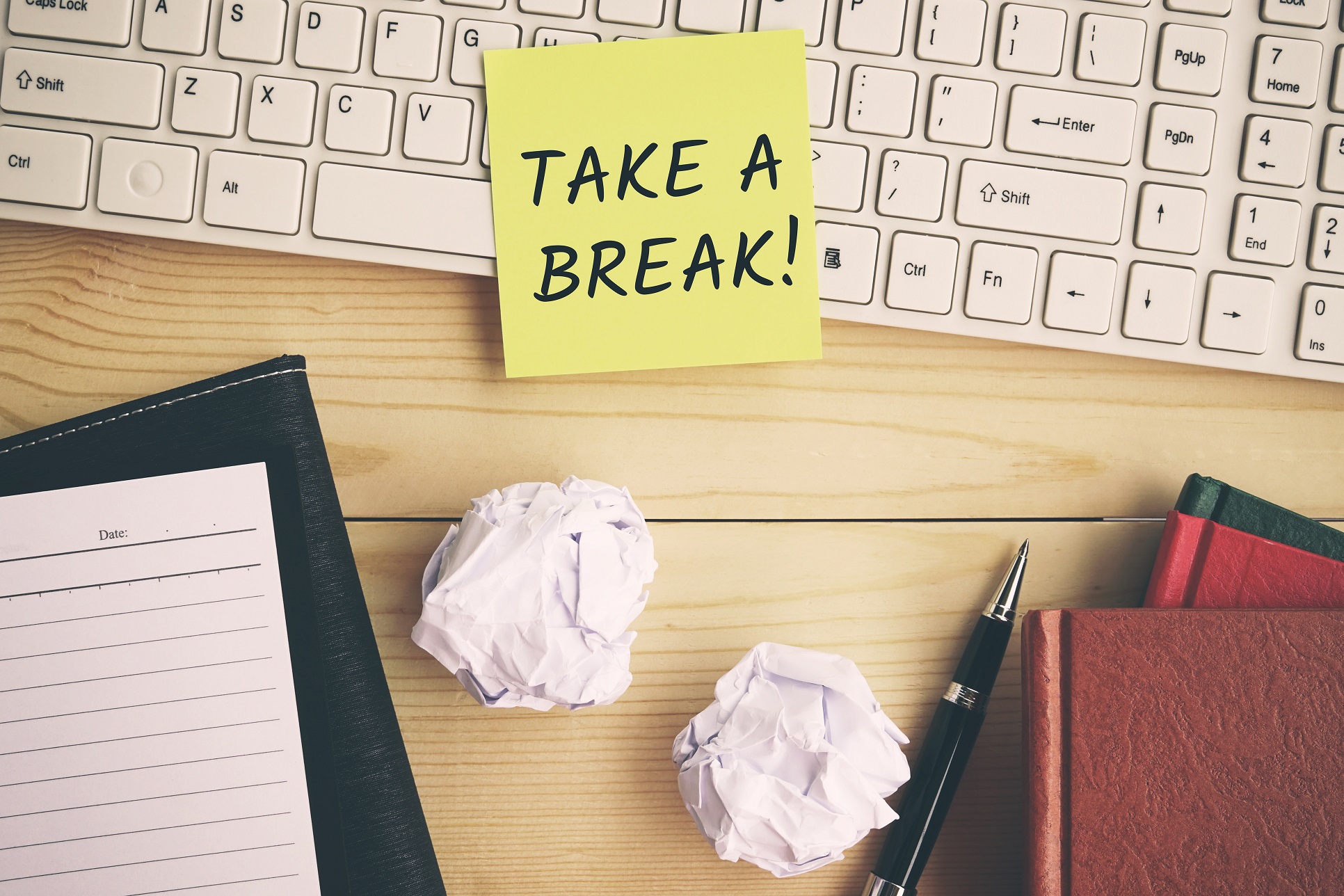 Take a break from productivity.